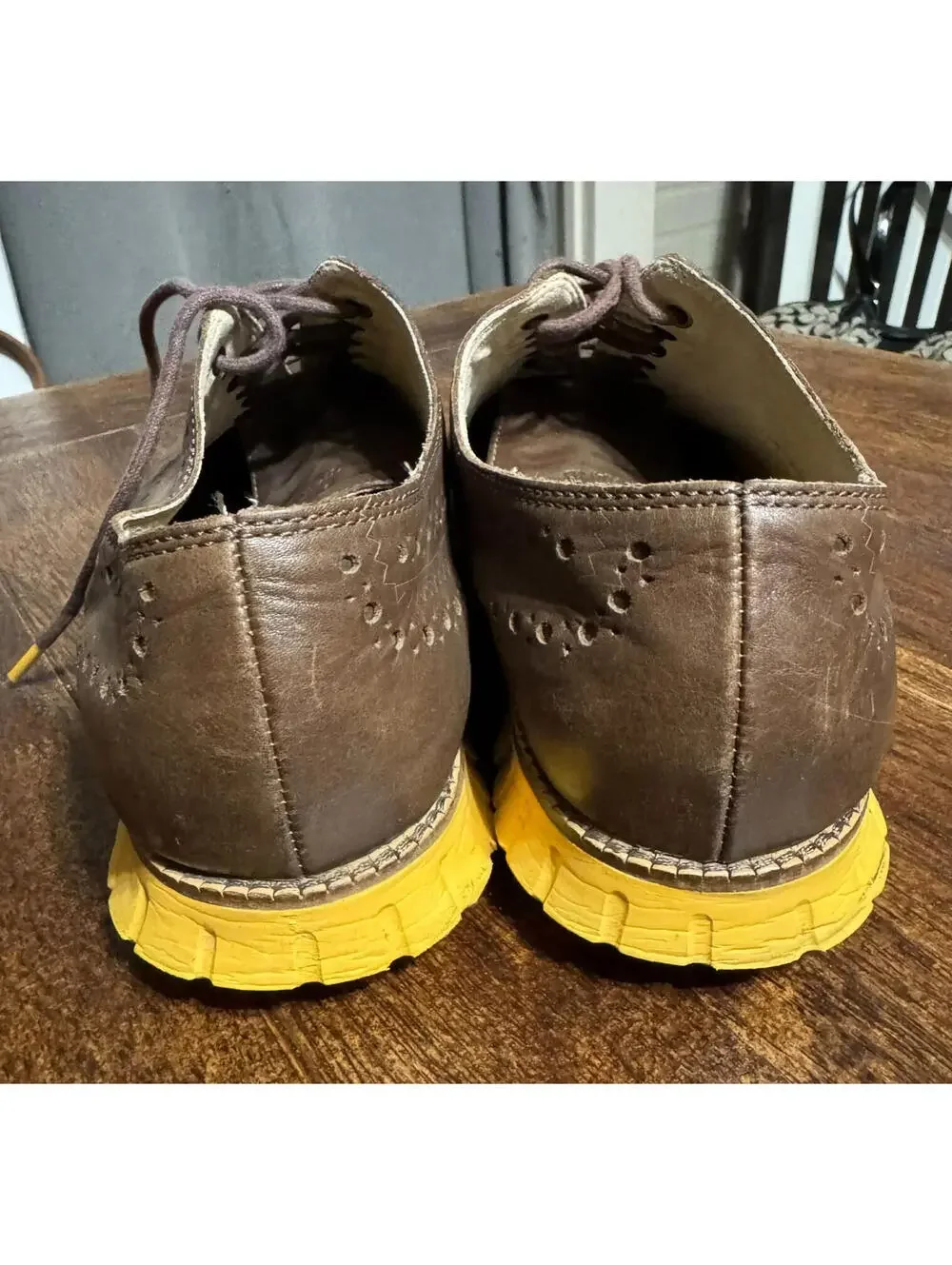 Cole Haan Zerogrand Wingtip Oxford C31168 (Bracken/Golden Rod) US Size 9.5